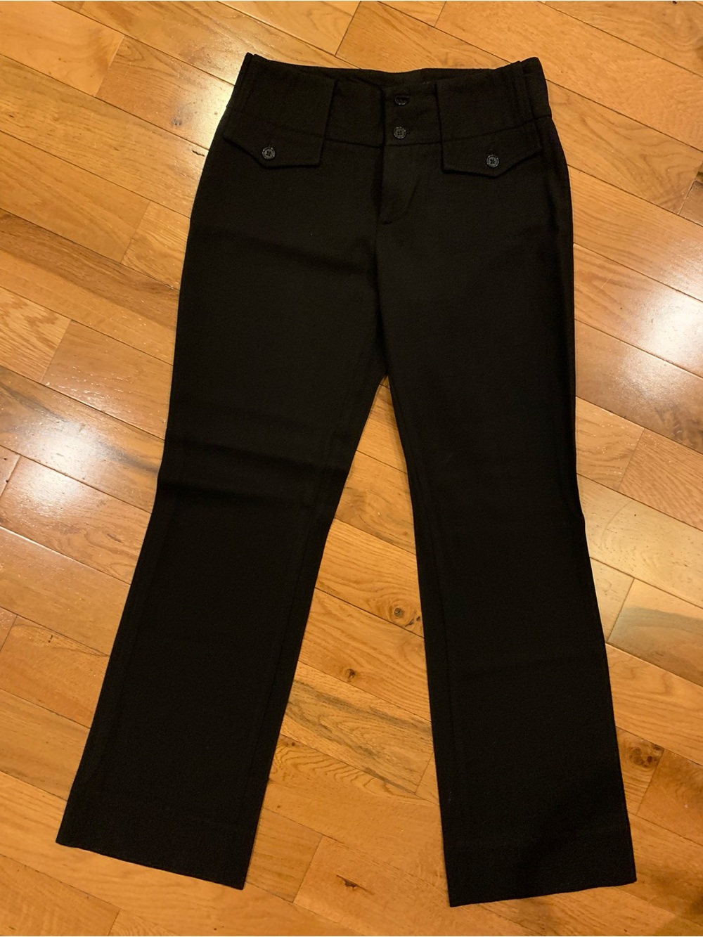Dolce and Gabanna Midrise Black Dress Pants Size IT 40 vintage Y2K